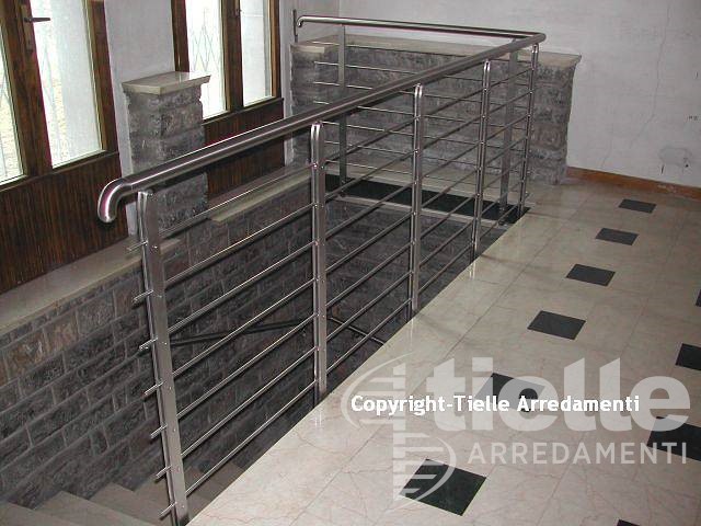 Ringhiera in acciaio inox satinato Ringhiere