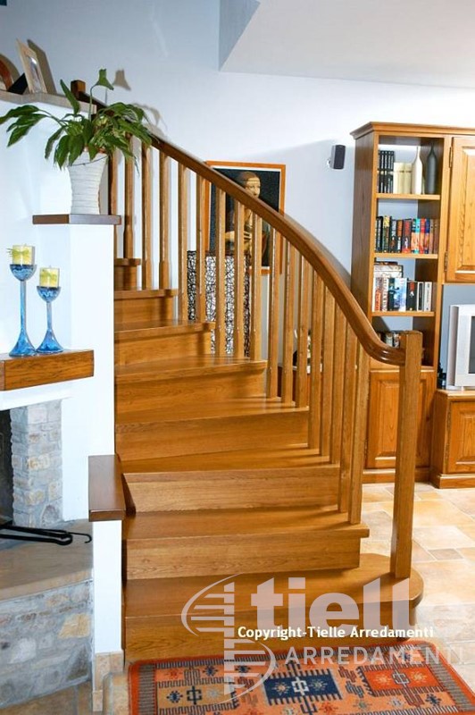 Ringhiera in legno rovere Ringhiere
