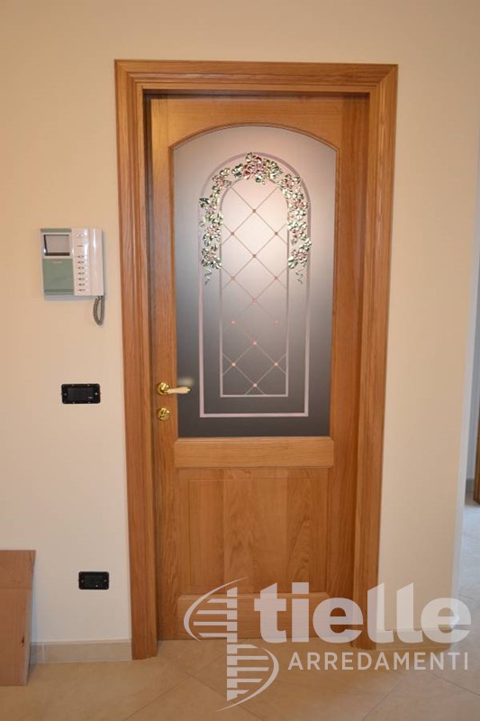 Porta in legno massello rovere Porte